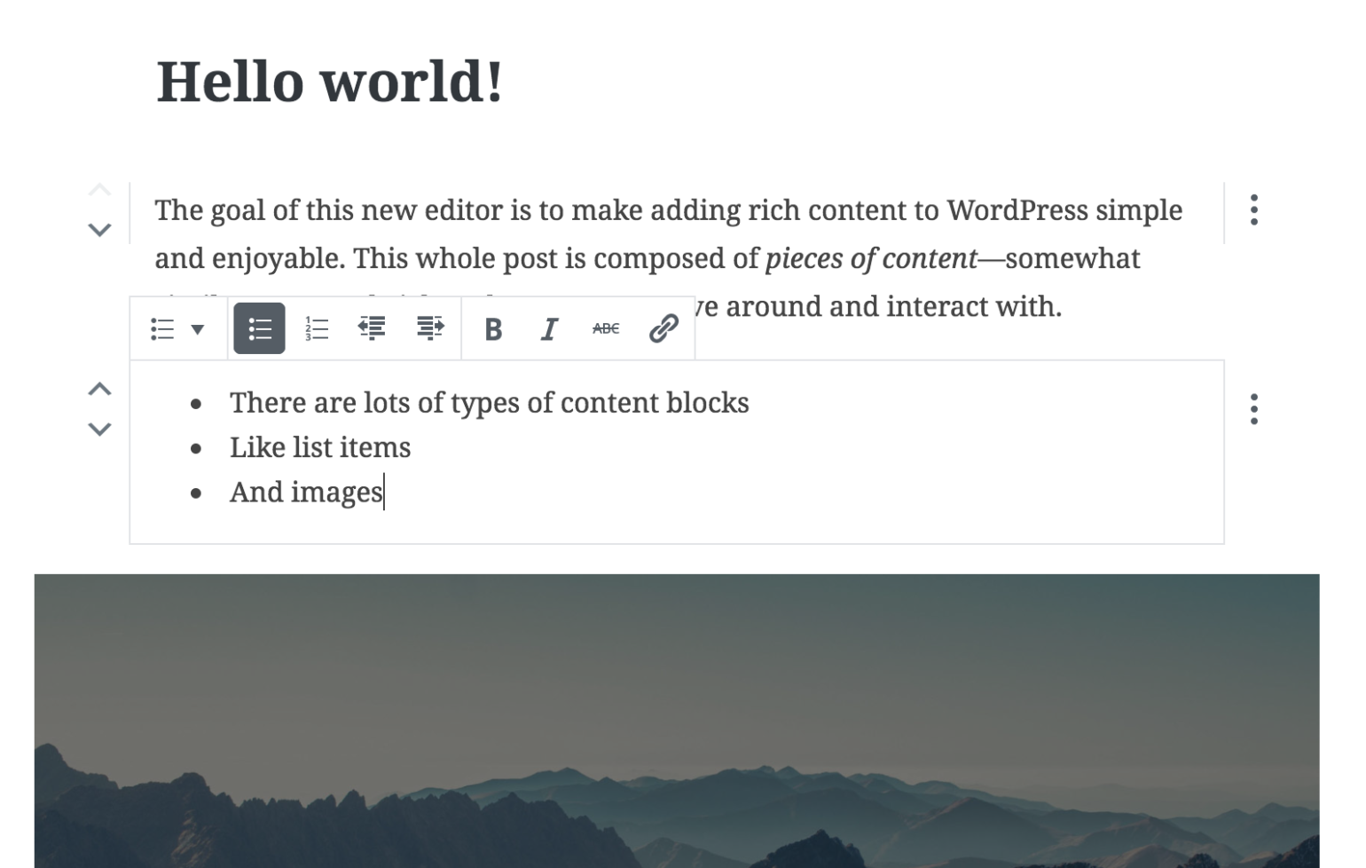 The WordPress Block Editor