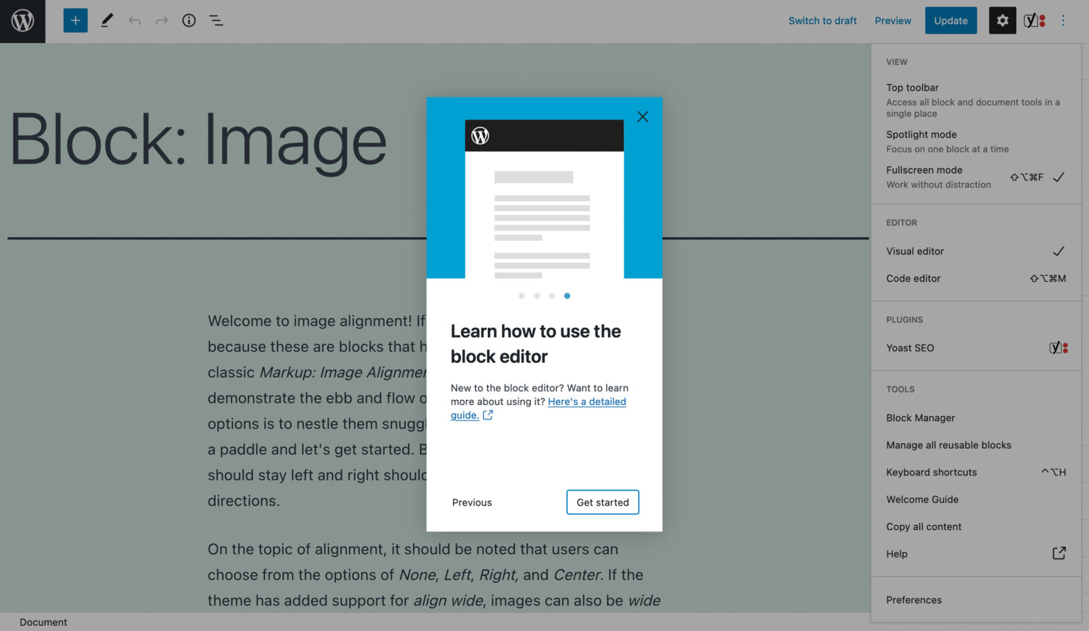 The Block Editor’s Welcome Guide
